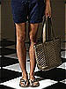 Iridescent Taffeta Quilted Fashion Tote Bag