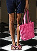 Iridescent Taffeta Quilted Fashion Tote Bag