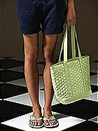 Bridesmaids' Taffeta Quilted Gift Tote