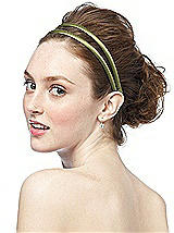Double Headband in Matte Satin