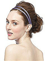 Double Headband in Matte Satin