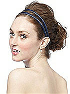Double Headband in Matte Satin