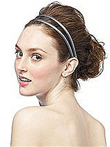 Double Headband in Matte Satin