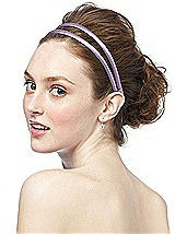 Stretch Charmeuse Double Head Band