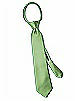 Boy's 14" Duchess Satin Zip Neck Tie