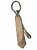 Boy's 14" Duchess Satin Zip Neck Tie
