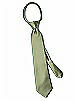 Boy's 14" Duchess Satin Zip Neck Tie