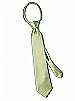 Boy's 14" Duchess Satin Zip Neck Tie