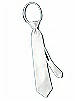 Boy's 14" Duchess Satin Zip Neck Tie