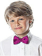 Boy's Clip Bow Tie in Duchess Satin
