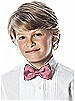 Boy's Clip Bow Tie in Duchess Satin