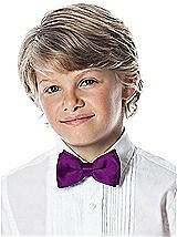 Boy's Clip Bow Tie in Duchess Satin