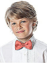 Boy's Clip Bow Tie in Duchess Satin