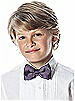Boy's Clip Bow Tie in Duchess Satin