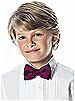 Boy's Clip Bow Tie in Duchess Satin