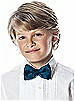 Boy's Clip Bow Tie in Duchess Satin