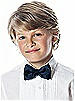 Boy's Clip Bow Tie in Silk Shantung