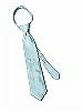 Boy's Zip Neck Tie in Silk Shantung