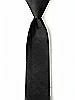 Boy's Zip Neck Tie in Peau de Soie