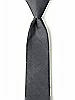 Boy's Zip Neck Tie in Peau de Soie