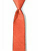 Boy's Zip Neck Tie in Peau de Soie