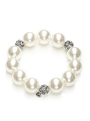 Pearl and Rhinestone Bracelet
