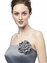 Fortuny Pleated Nu-Georgette Flower