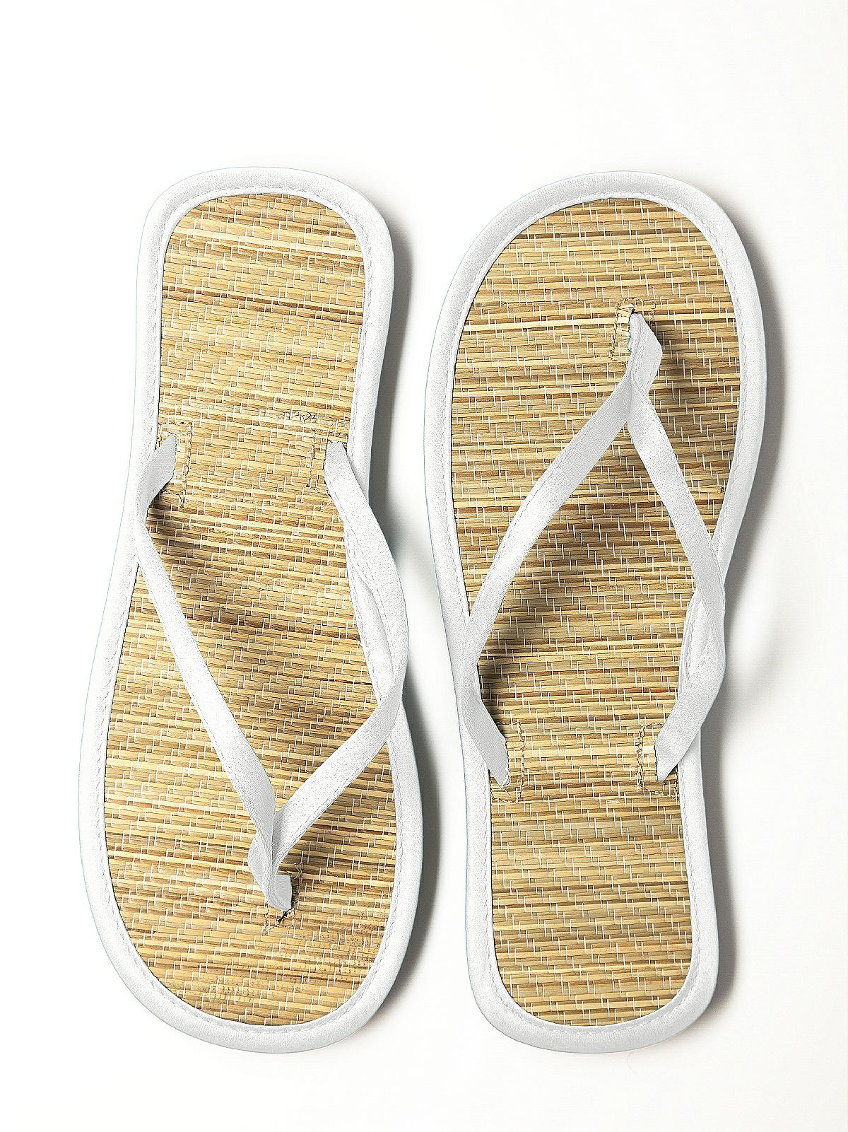 white wedding flip flops 