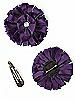 Peau de Soie Confetti Flower with Rhinestone Detail