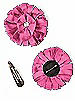 Peau de Soie Confetti Flower with Rhinestone Detail