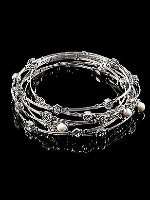 Swarovski Stack Bracelet Set - 6 Pieces