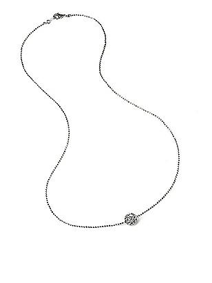 Floating Swarovski Crystal Ball Necklace