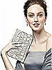 Peau De Soie Ruffle Clutch