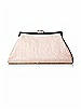Dupioni Trapezoid Clutch with Jeweled Clasp