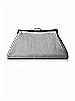 Dupioni Trapezoid Clutch with Jeweled Clasp