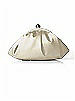 Gathered Matte Satin Clutch