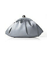 Gathered Matte Satin Clutch