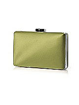 Matte Satin Pill Box Clutch