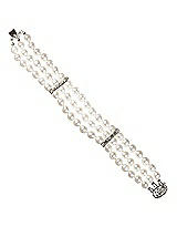Triple Strand Vintage Design Pearl Bracelet