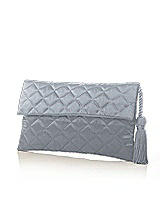 Quilted Envelope Clutch with Tassel Detail