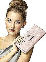 Dupioni Tear Drop Rectangle Clutch