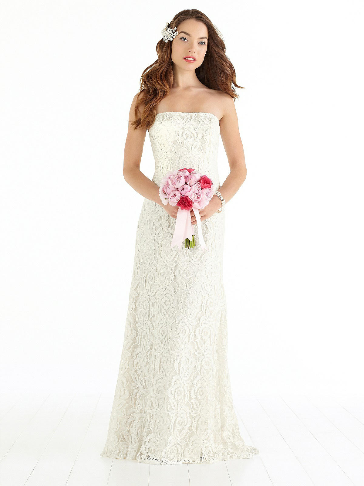 Dessy destination wedding dress