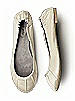 Pleated Satin Ballet Flat