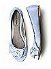 Satin Peep Toe Bridal Ballet Flats