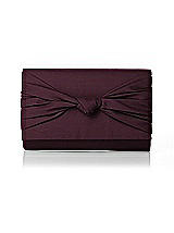 Silk Faille Knot Clutch