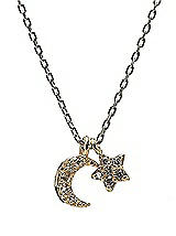 Moon and Star Necklace