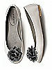Crinkle Chiffon Flower Shoe Clip