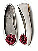 Crinkle Chiffon Flower Shoe Clip