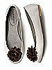 Crinkle Chiffon Flower Shoe Clip