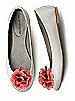 Crinkle Chiffon Flower Shoe Clip